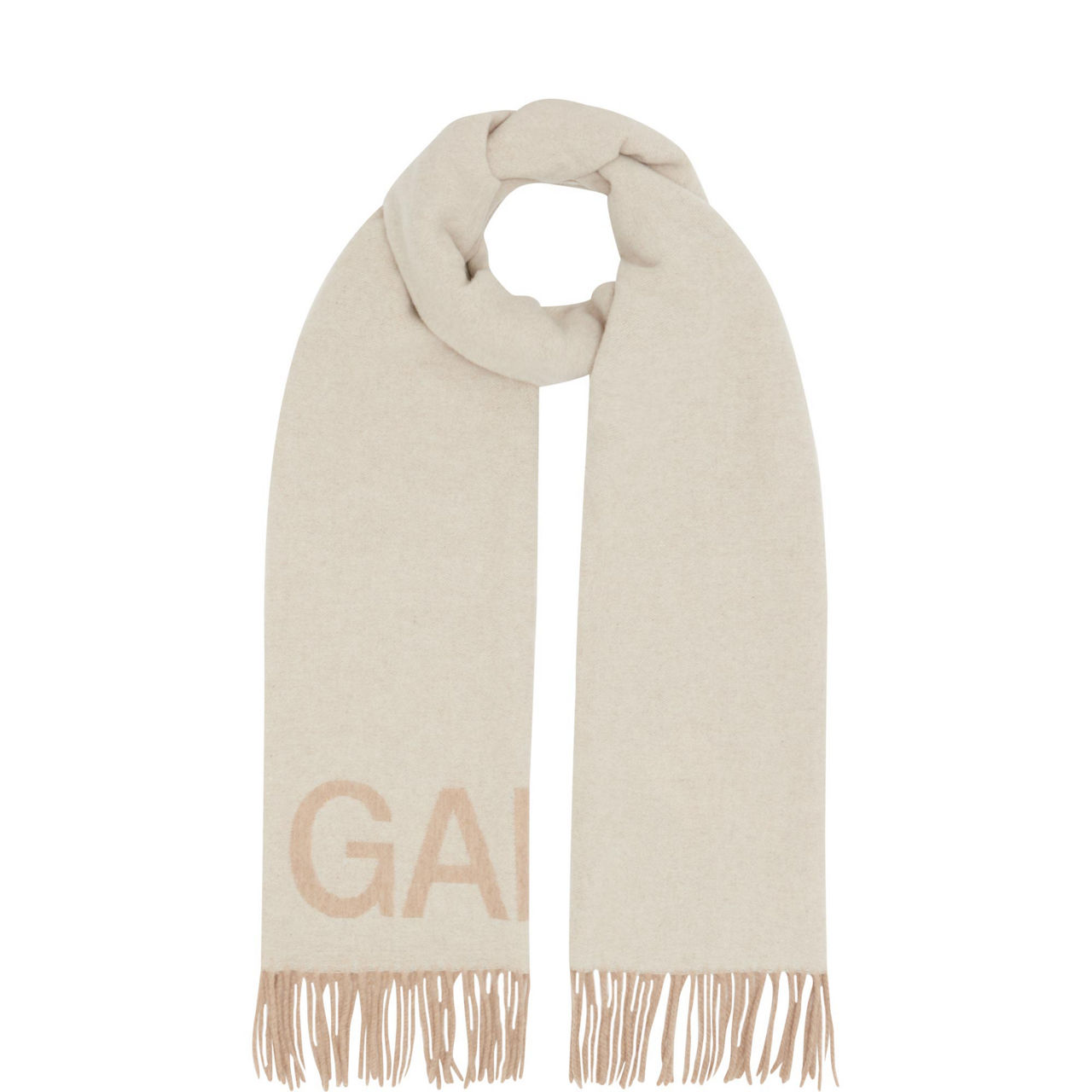 Fringed Logo Scarf