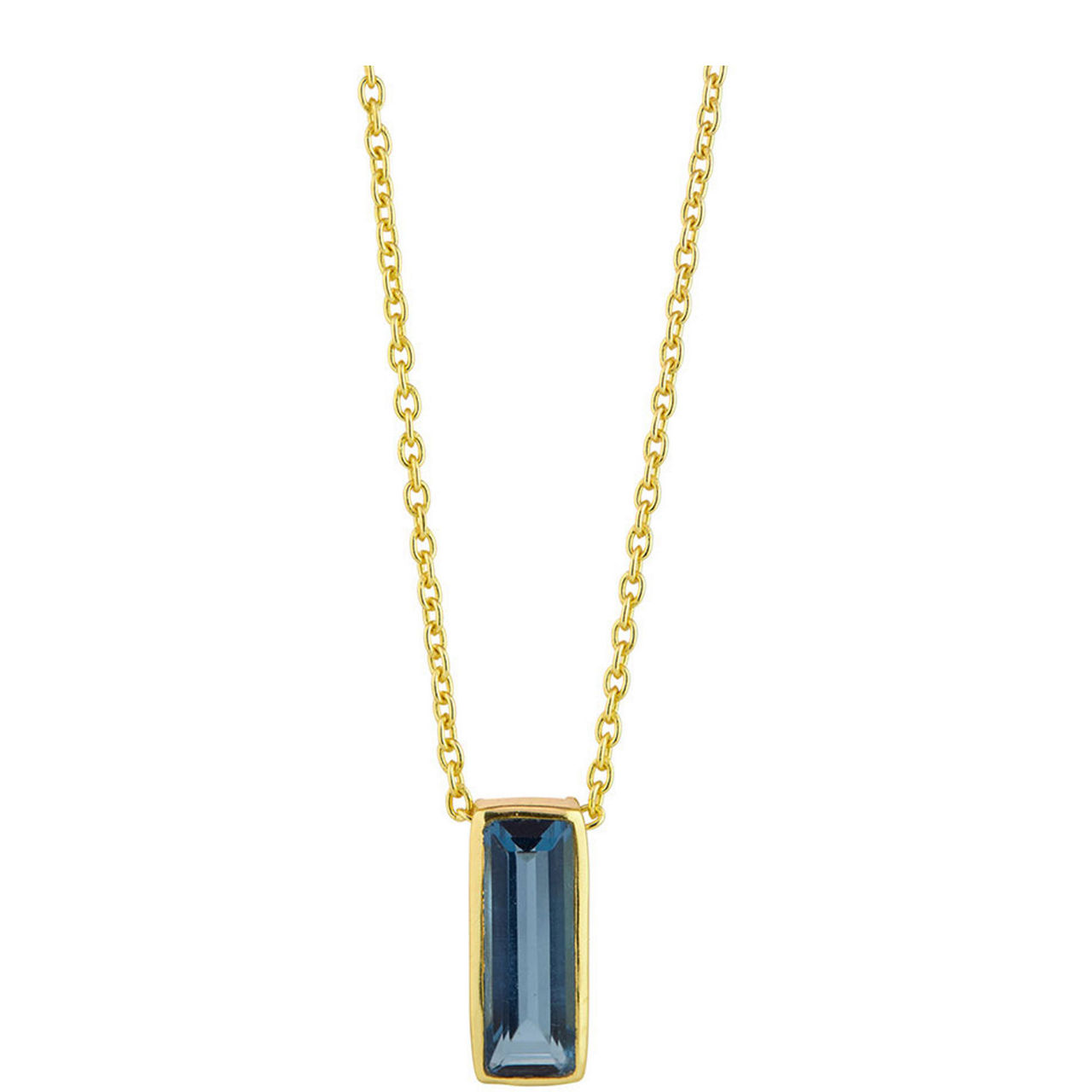 Manhattan Lolite Pendant Necklace