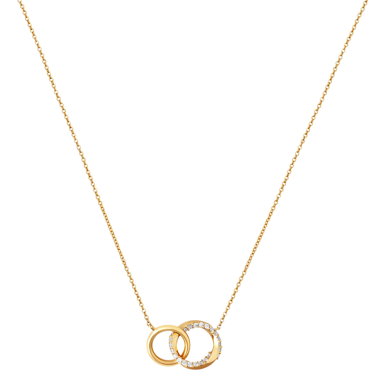 Orbit 18k Gold-Plated Chain Necklace