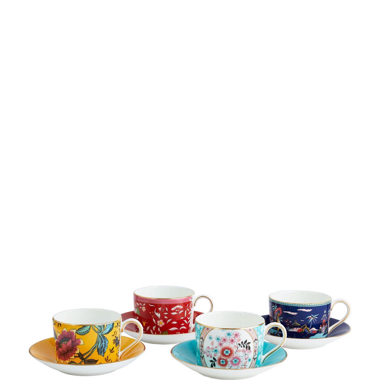 Wonderlust Teacup Saucer Set 185ml