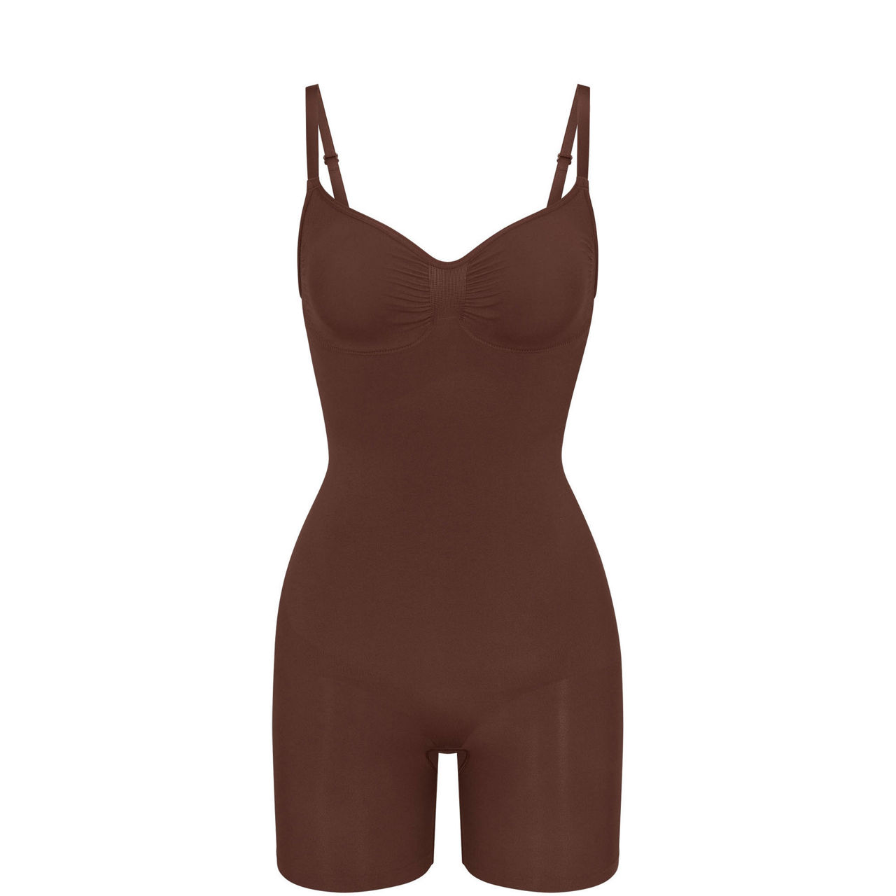 Mid Thigh Bodysuit Cocoa