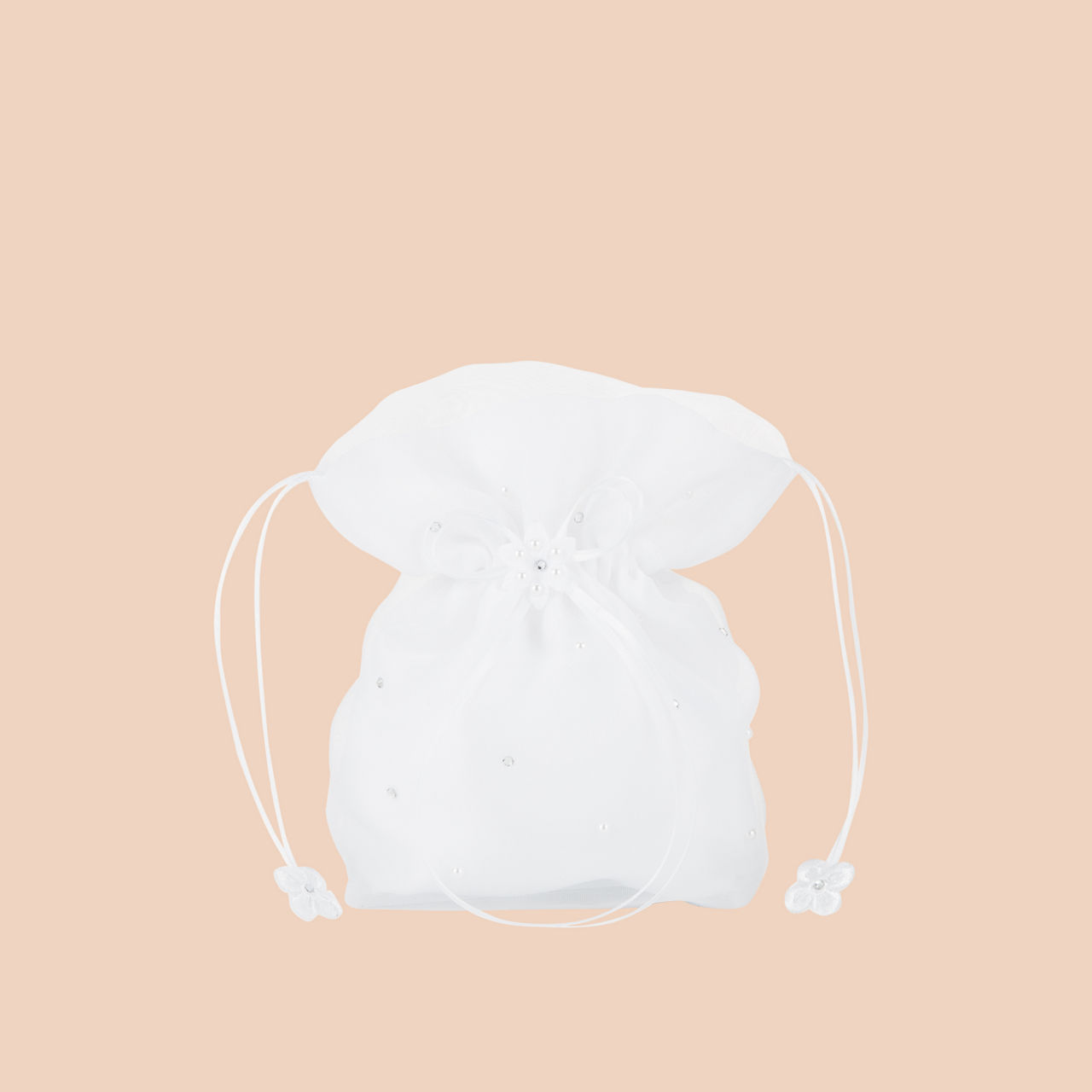 Diamant&eacute;-Embellished Communion Pouch Bag