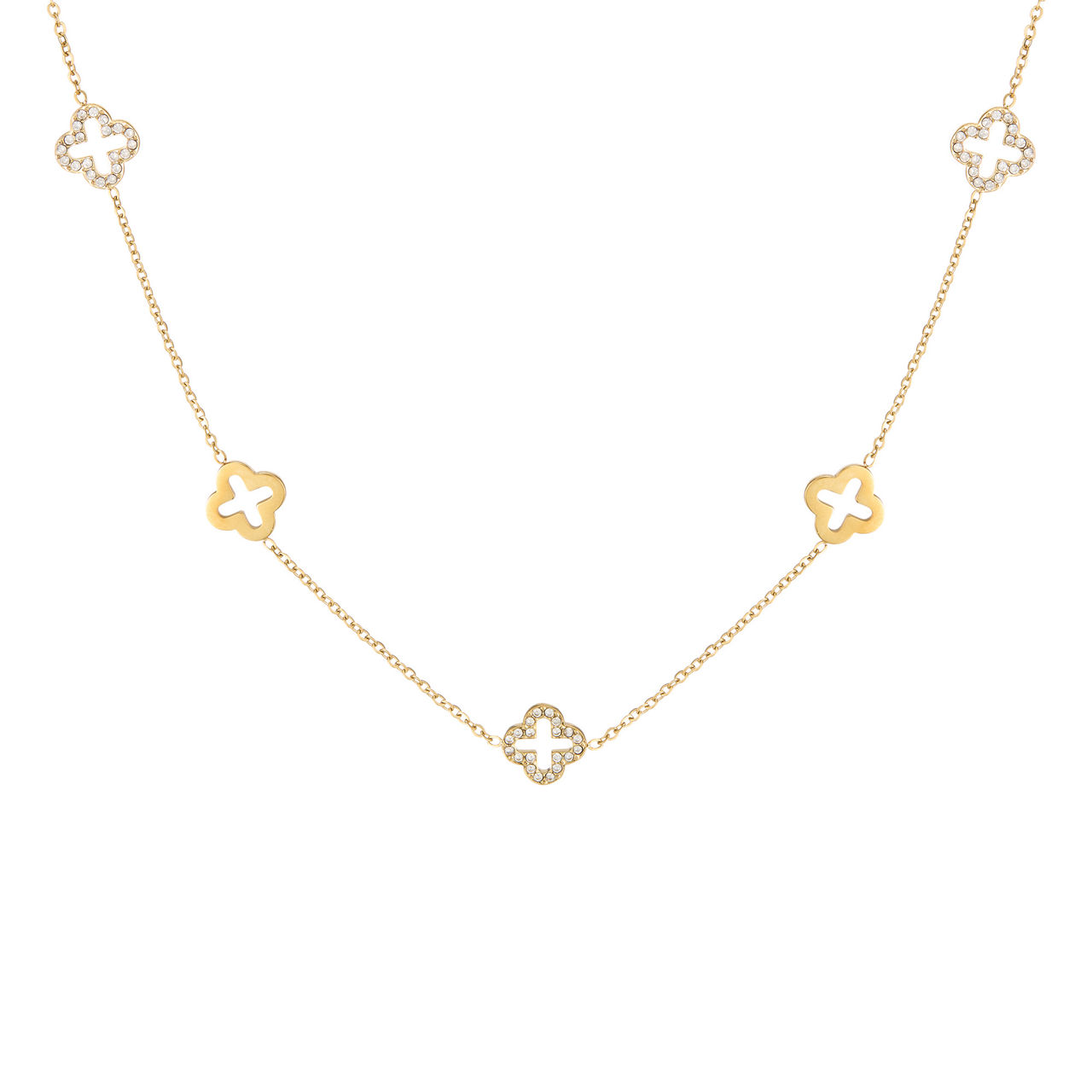 Multi Clover Necklace