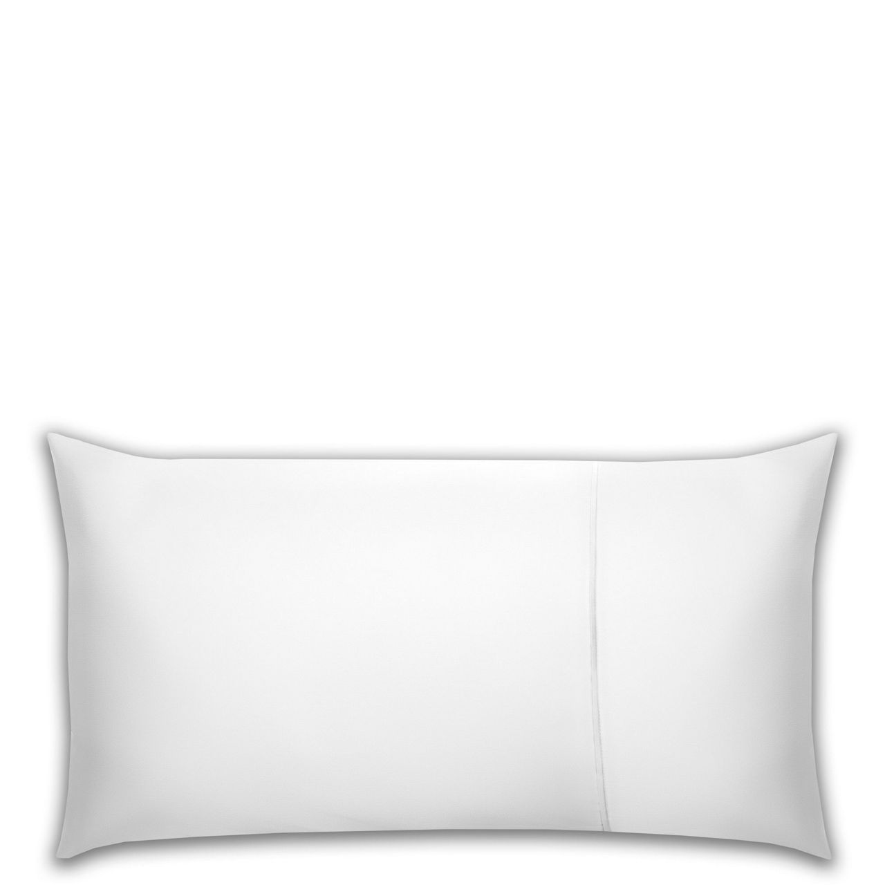 Pima Sateen Bolster Pillowcase White
