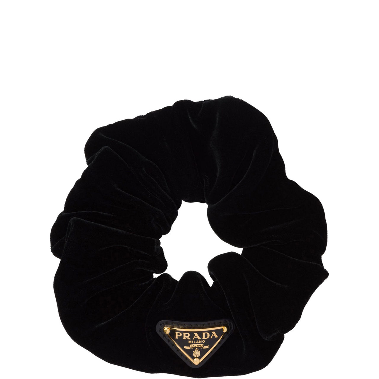 Velvet Logo Scrunchie