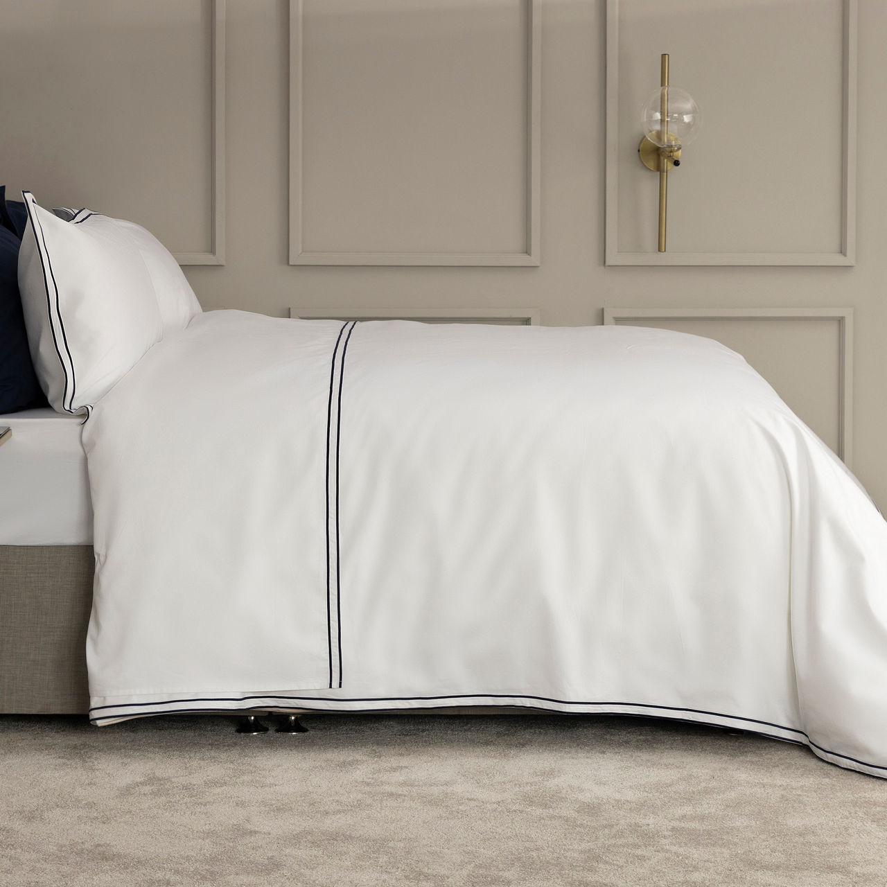 Savoy Duvet Set Navy