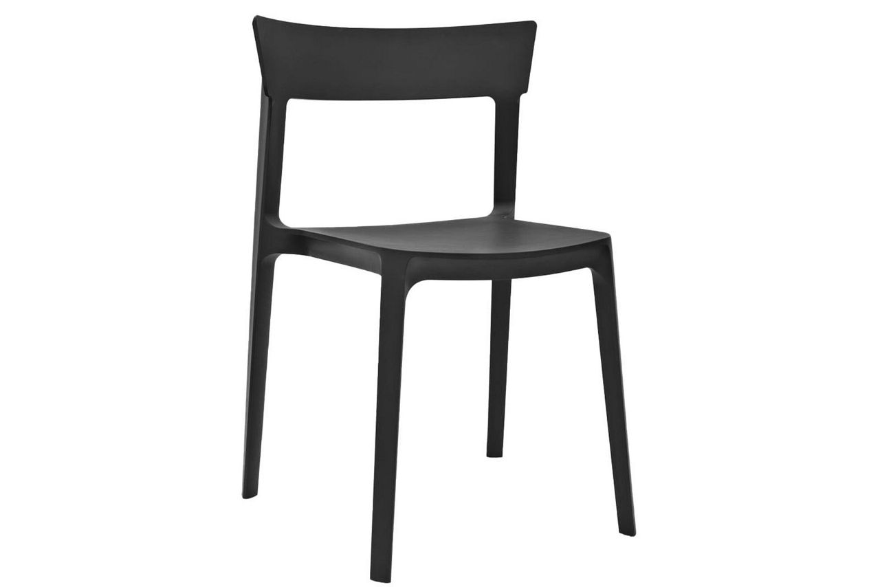 Skin Chair Set of Four Matt Black