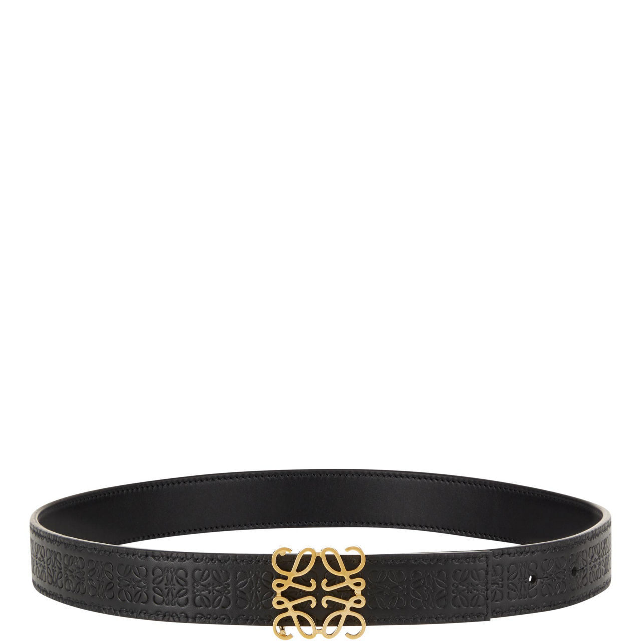 Reversible Leather Anagram Belt