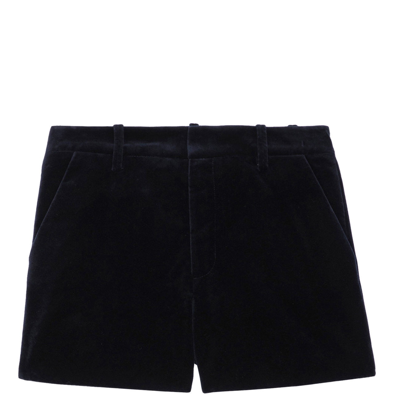 Tailored Velvet Shorts