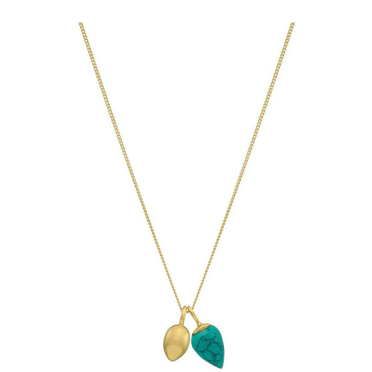 Relic Droplet Turquoise Necklace