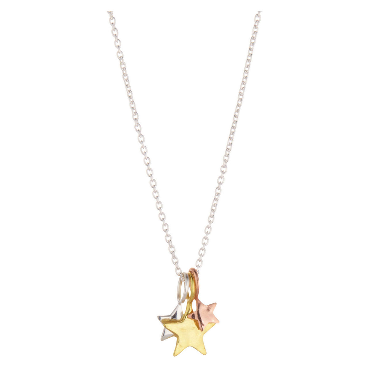 Three Little Stars Pendant Necklace