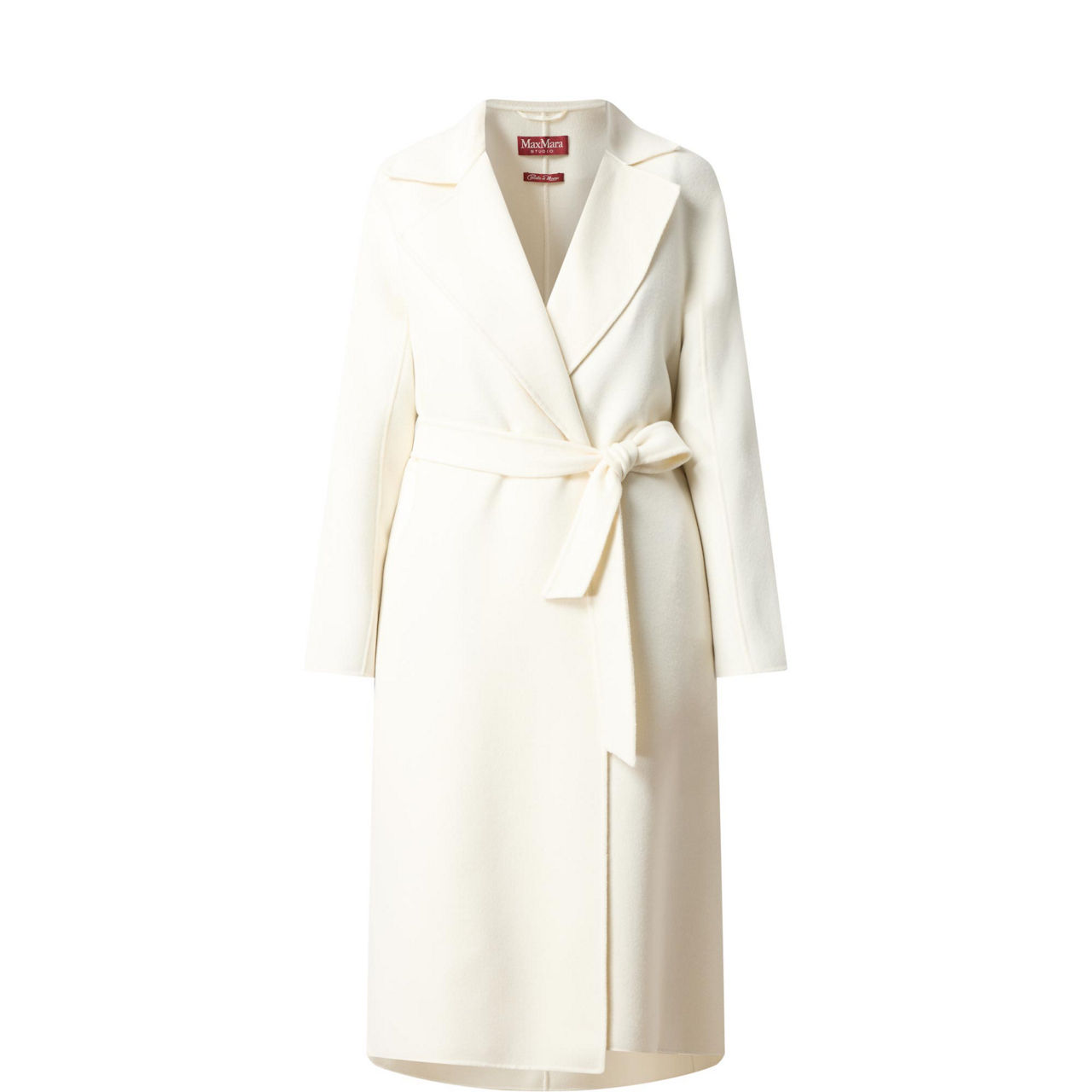 Cles Drape-Detail Belted Coat