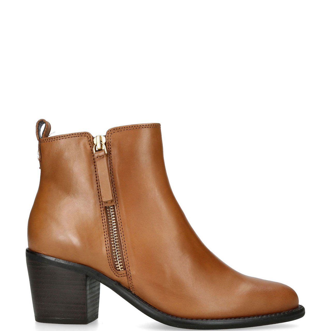 Secil Leather Ankle Boots