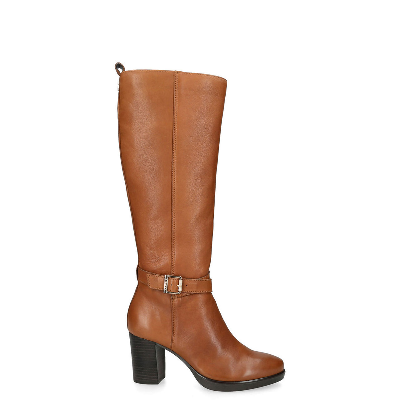 Silver Knee High Boots