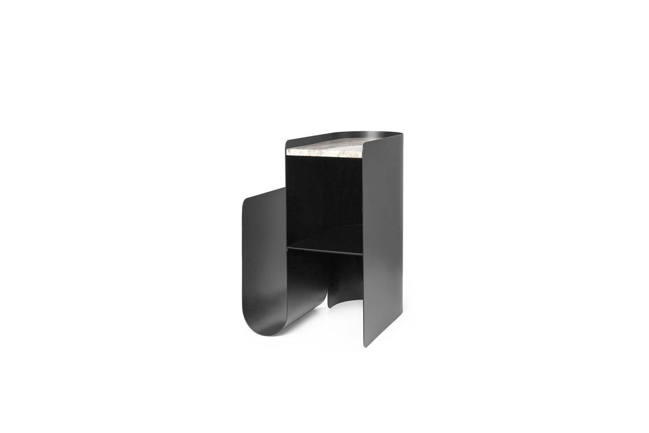 Vault Side Table Black