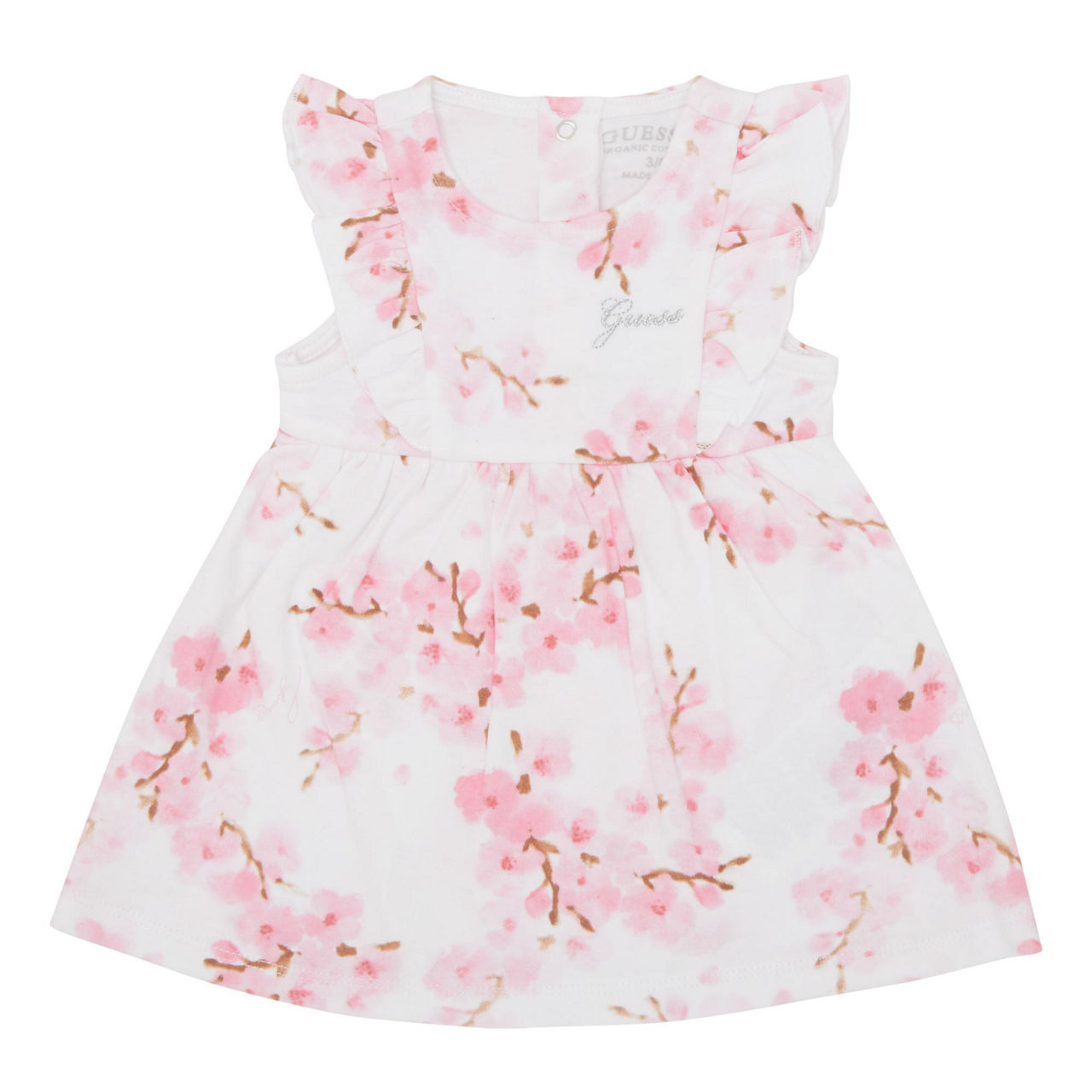Floral Logo Embroidered Dress Floral Logo Embroidered Dress