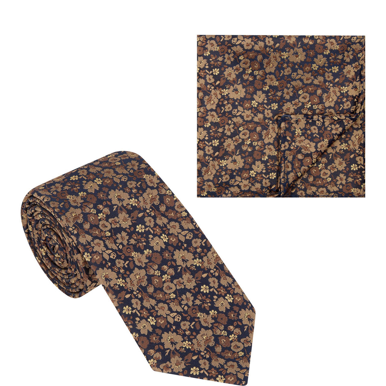 Floral Tie & Pocketsquare Set