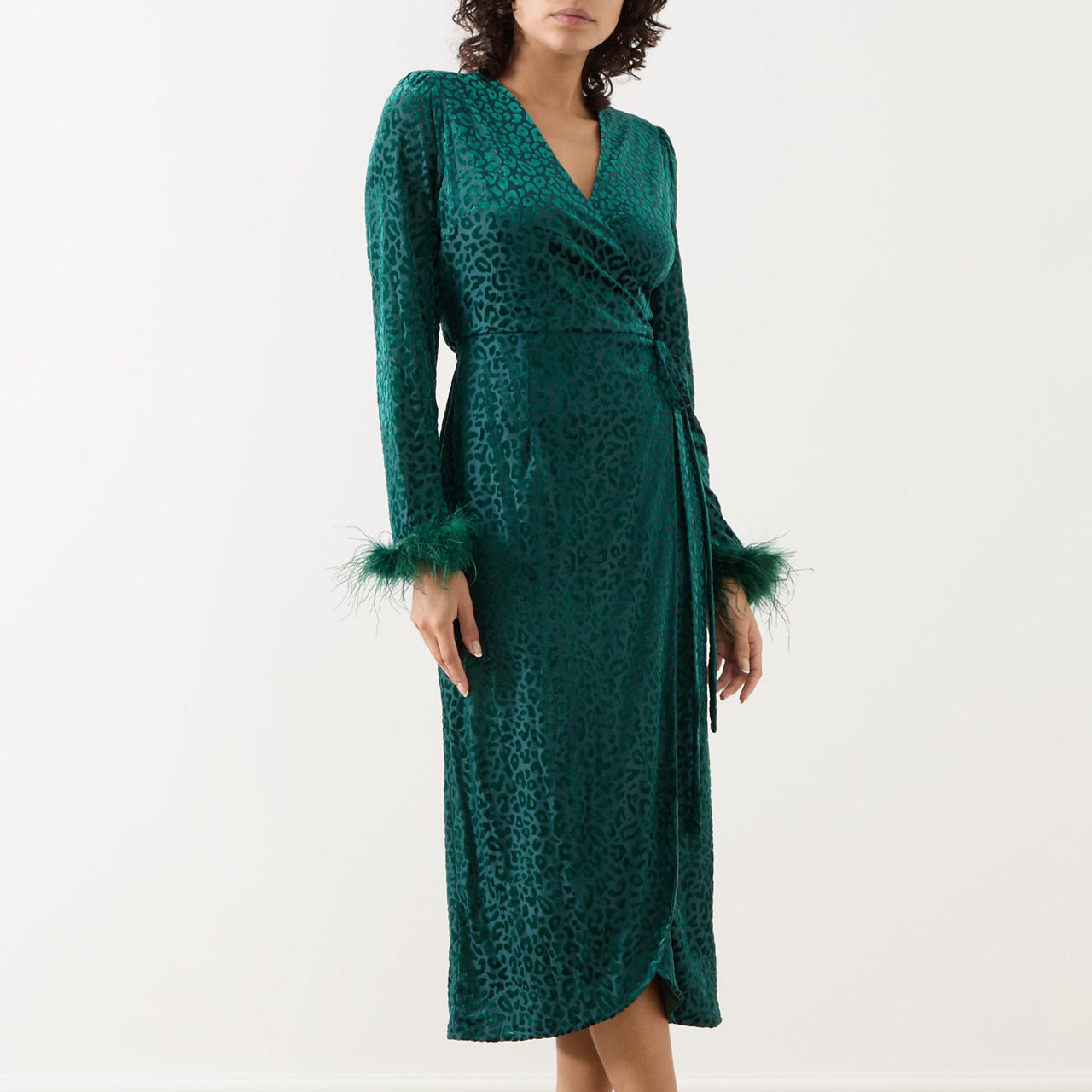 Leopard Wrap Dress