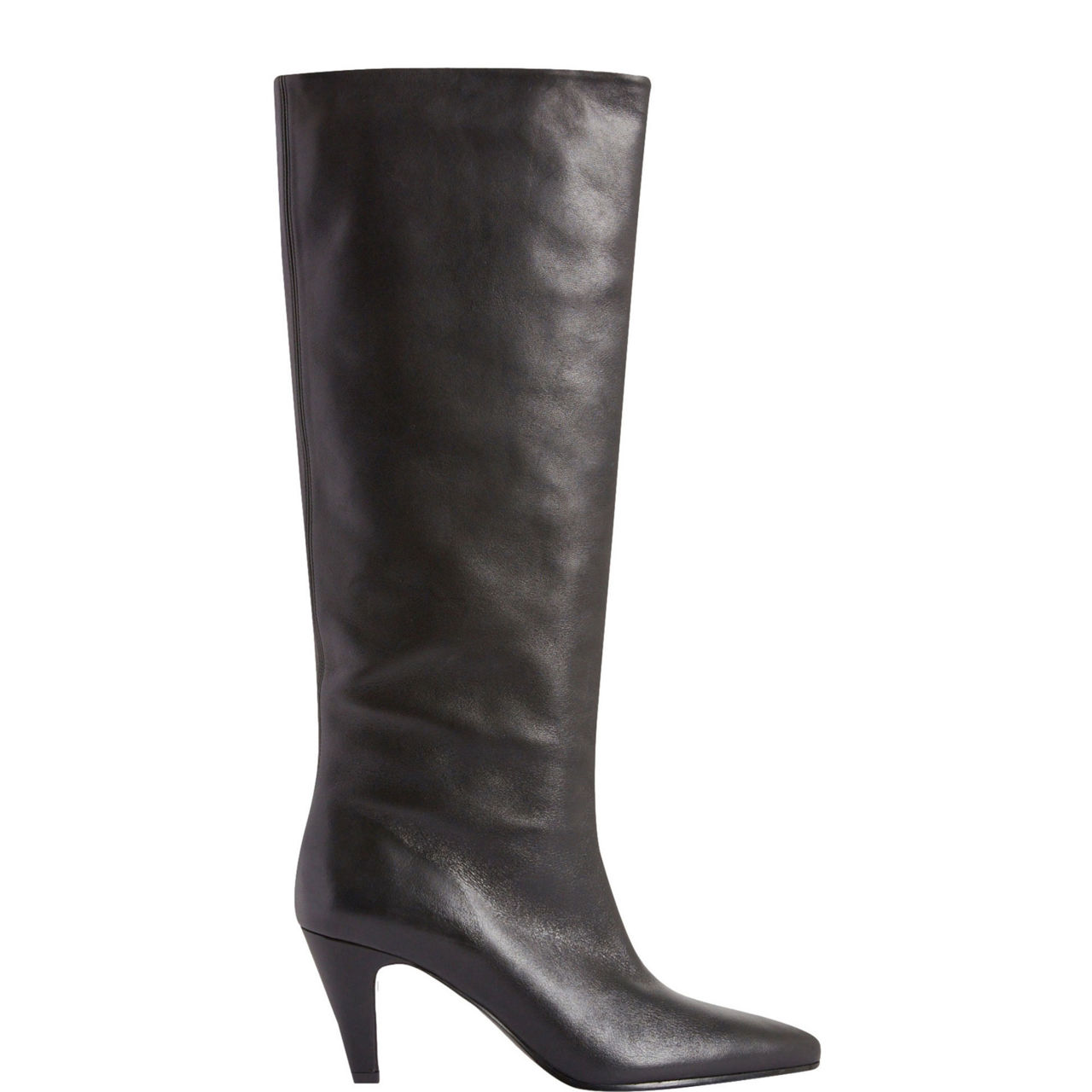 Leather Knee-High Boots