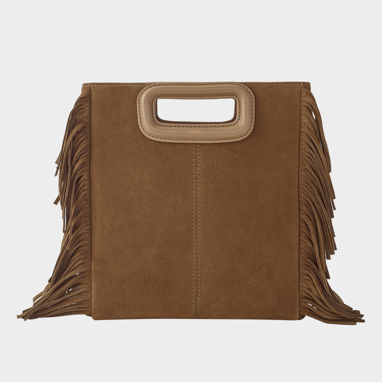 M Fringed Suede Bag