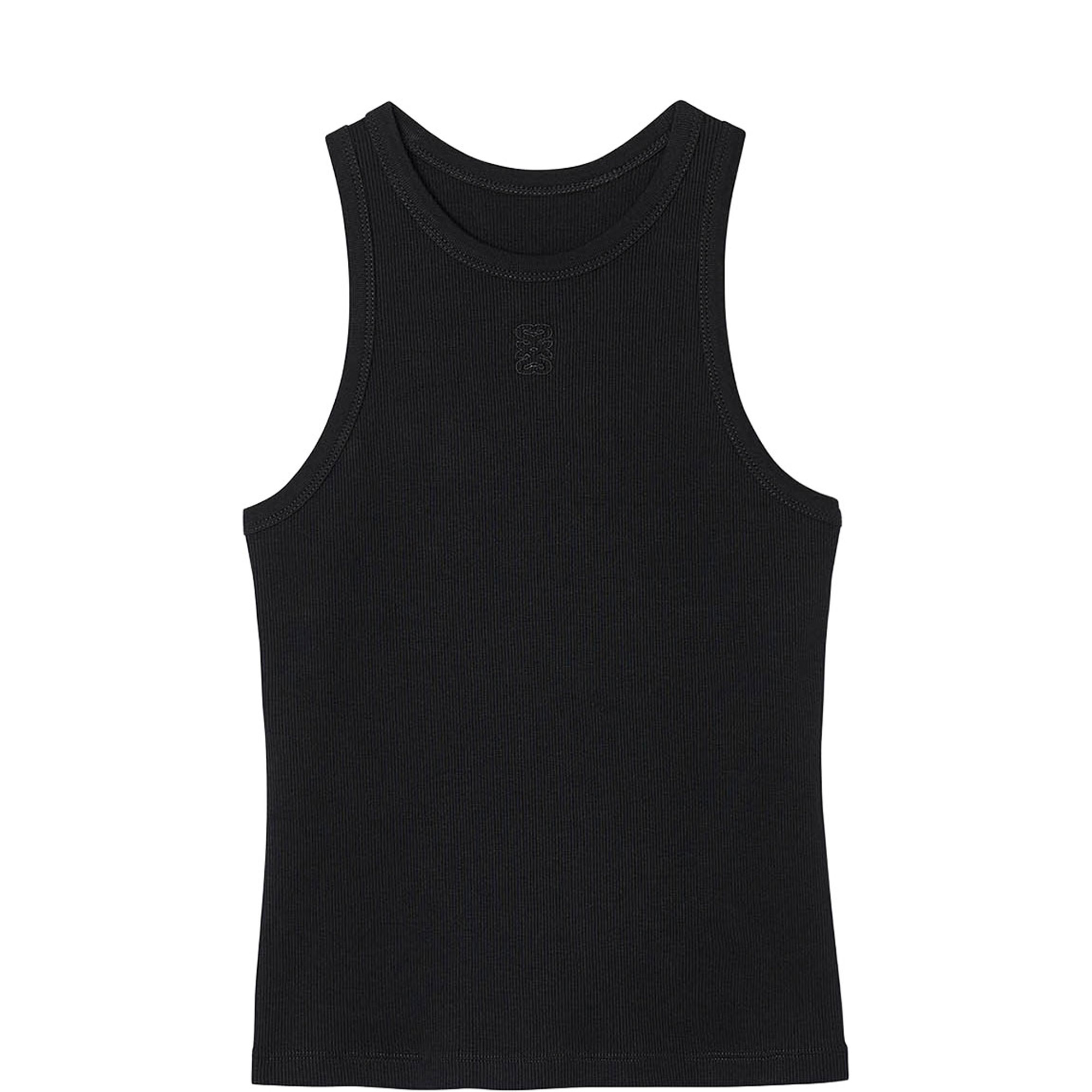 Logo Ribbed Tank Top