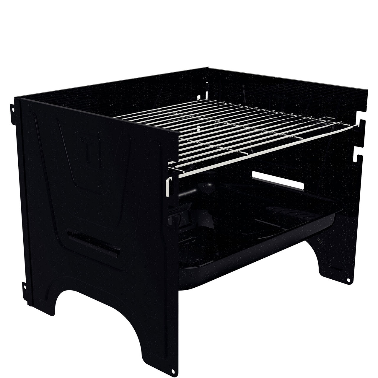 Carbon Steel Flat-Packed Portable BBQ Grill
