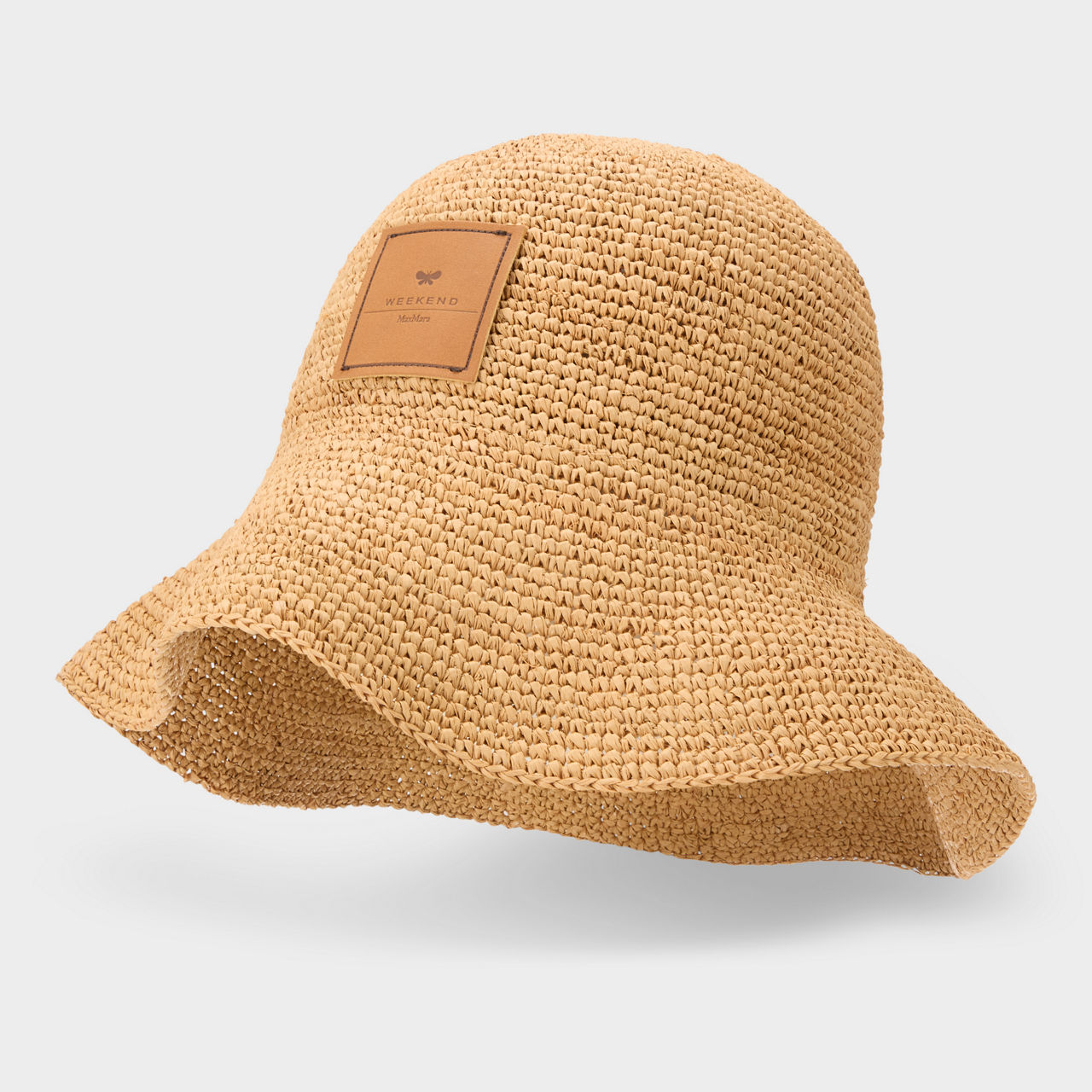 WEEKEND MAX MARA Aquile Logo Raffia Hat Hat AQUILE Weekend MaxMara | color Black | Gomez.pl/en main image 4