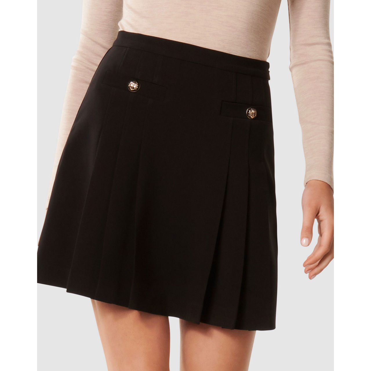 FOREVER NEW Jessica Pleated Mini Skirt