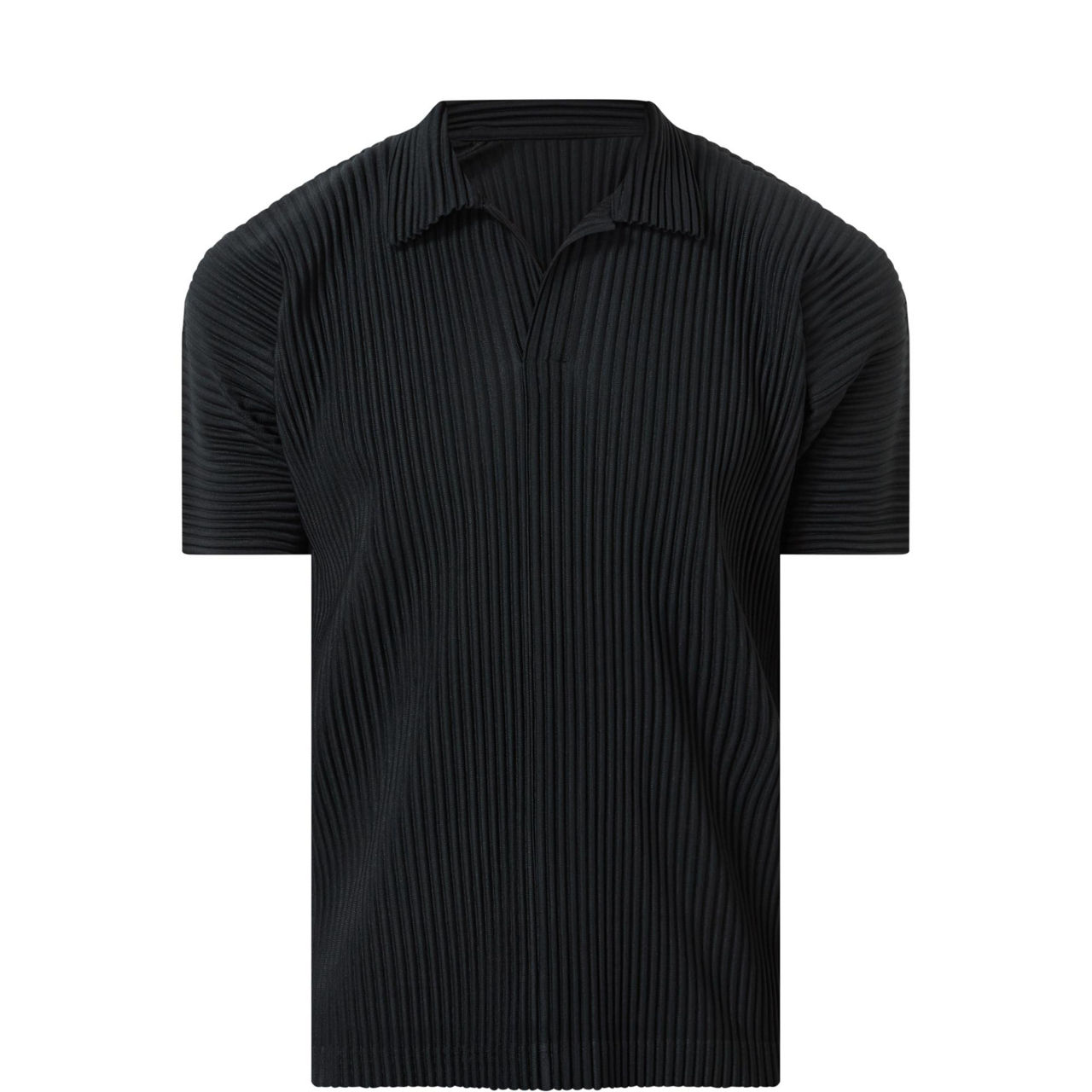 Basics Pleated Polo Shirt