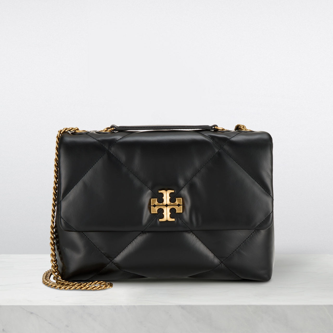 Kira Diamond Quilted Medium Shoulder Bag