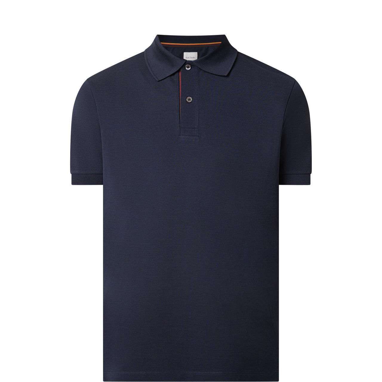 Stripe Placket Polo Shirt