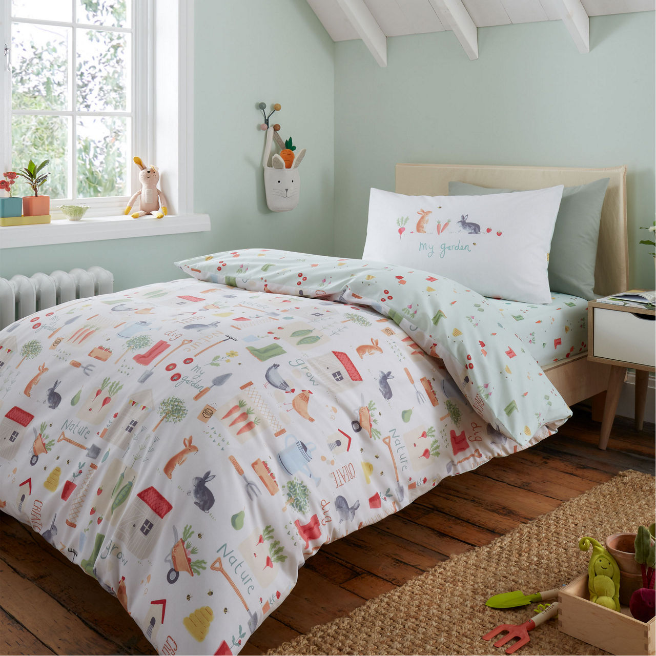 My Allotment Duvet Set Natural