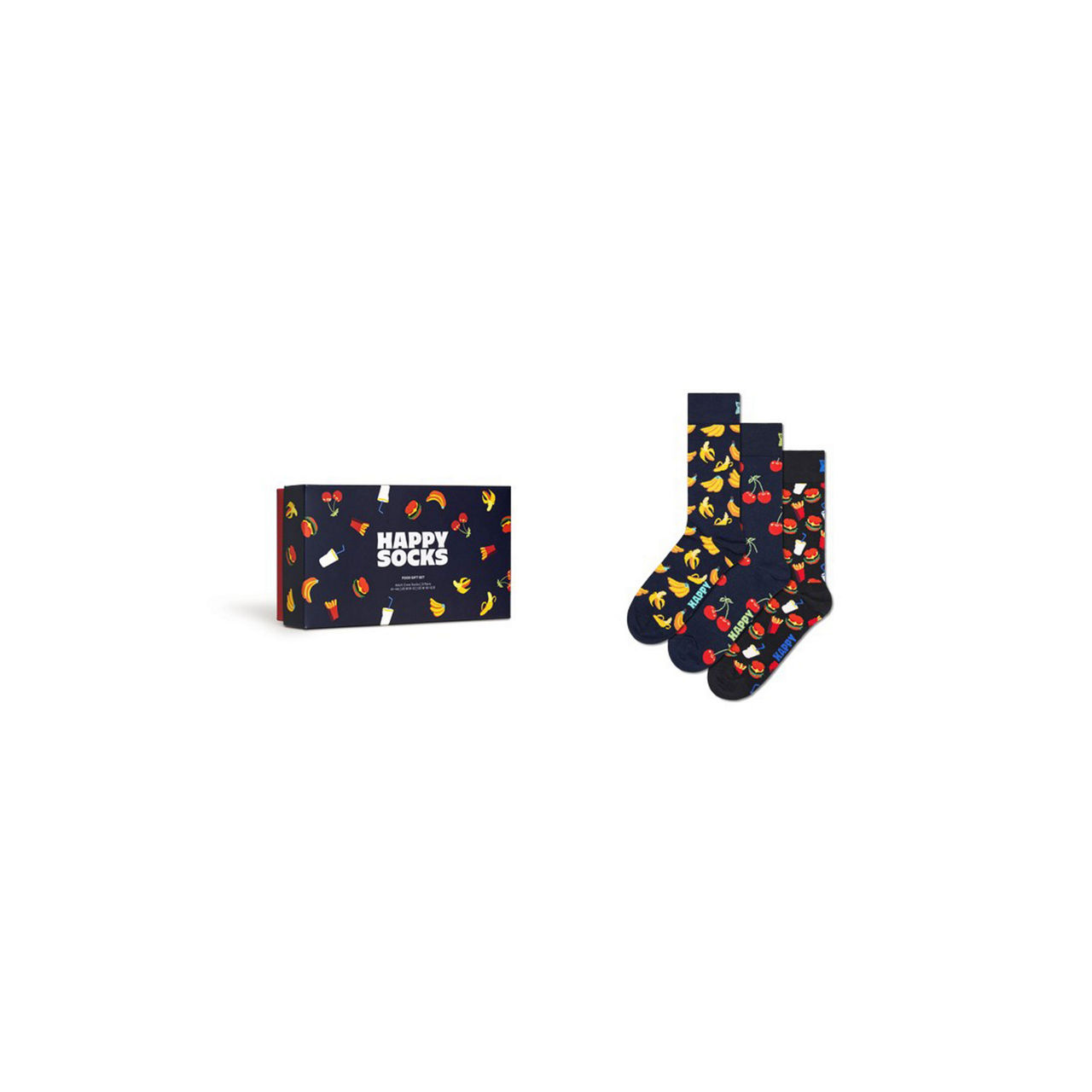 Three-Pack Food Socks Gift Set Three-Pack Food Socks Gift Set