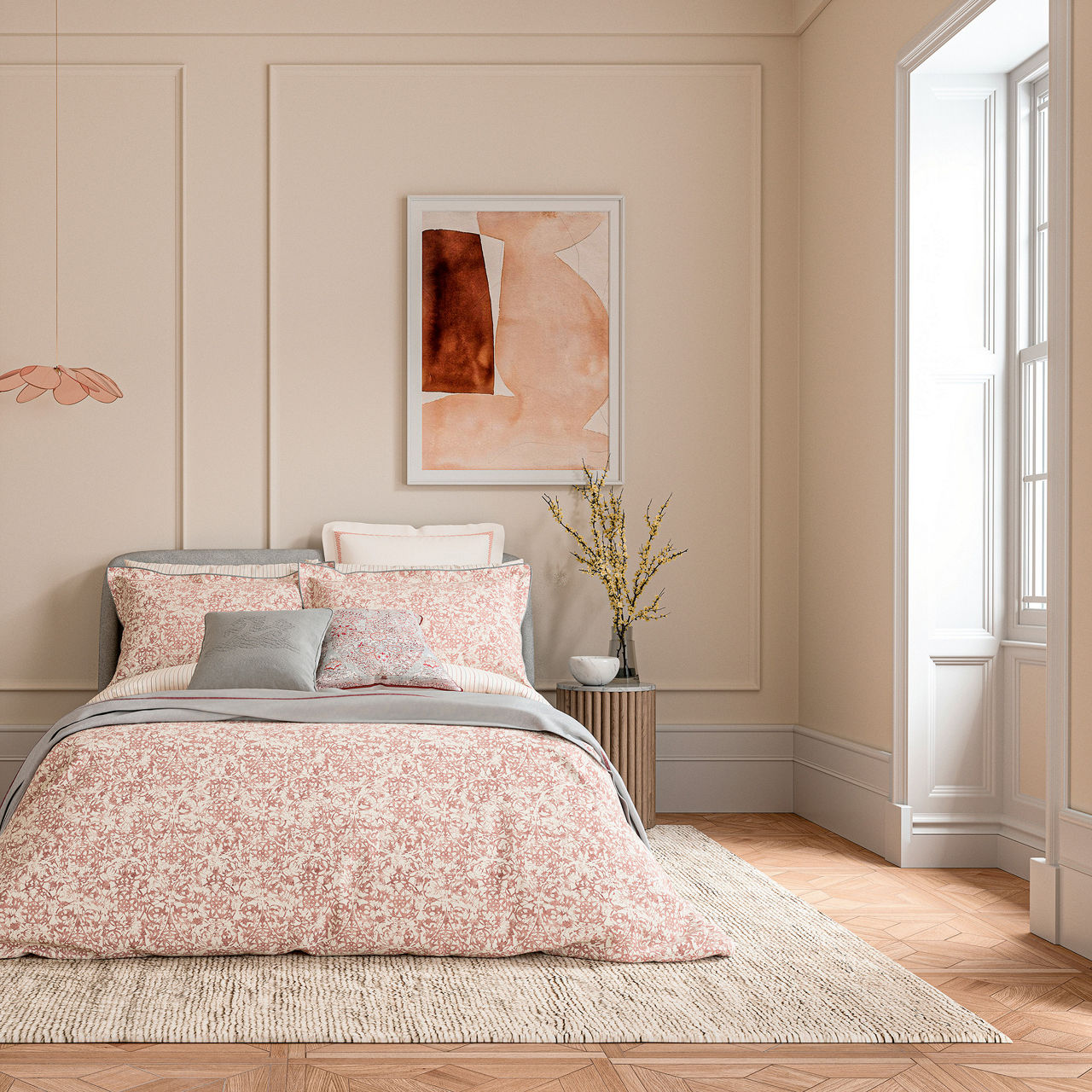 Celina Coordinated Bedding Pink