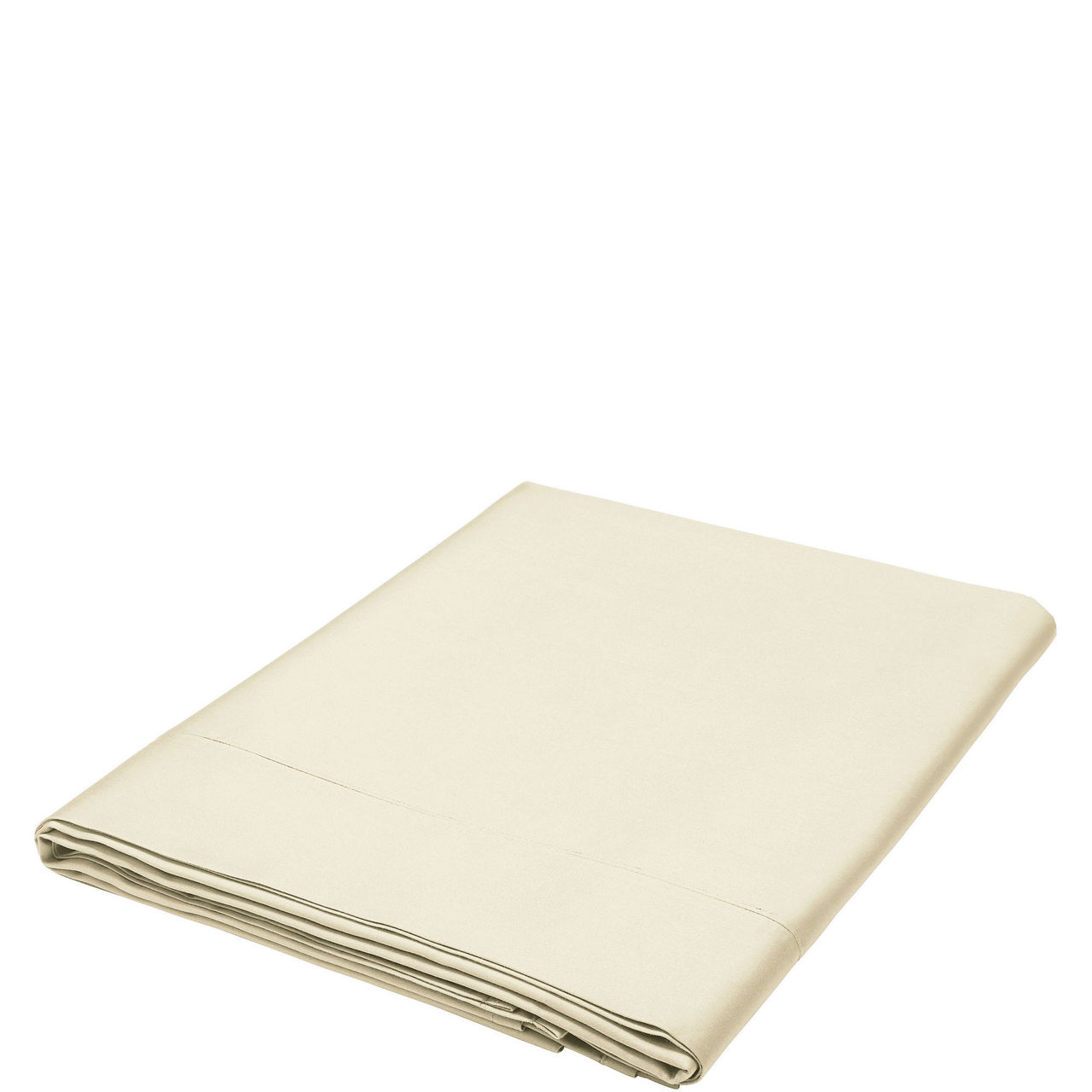 Cotton Sateen Flat Sheet Chalk