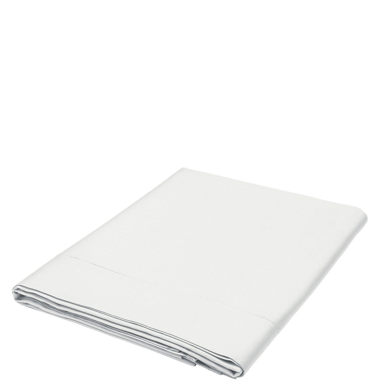 Cotton Sateen Flat Sheet White