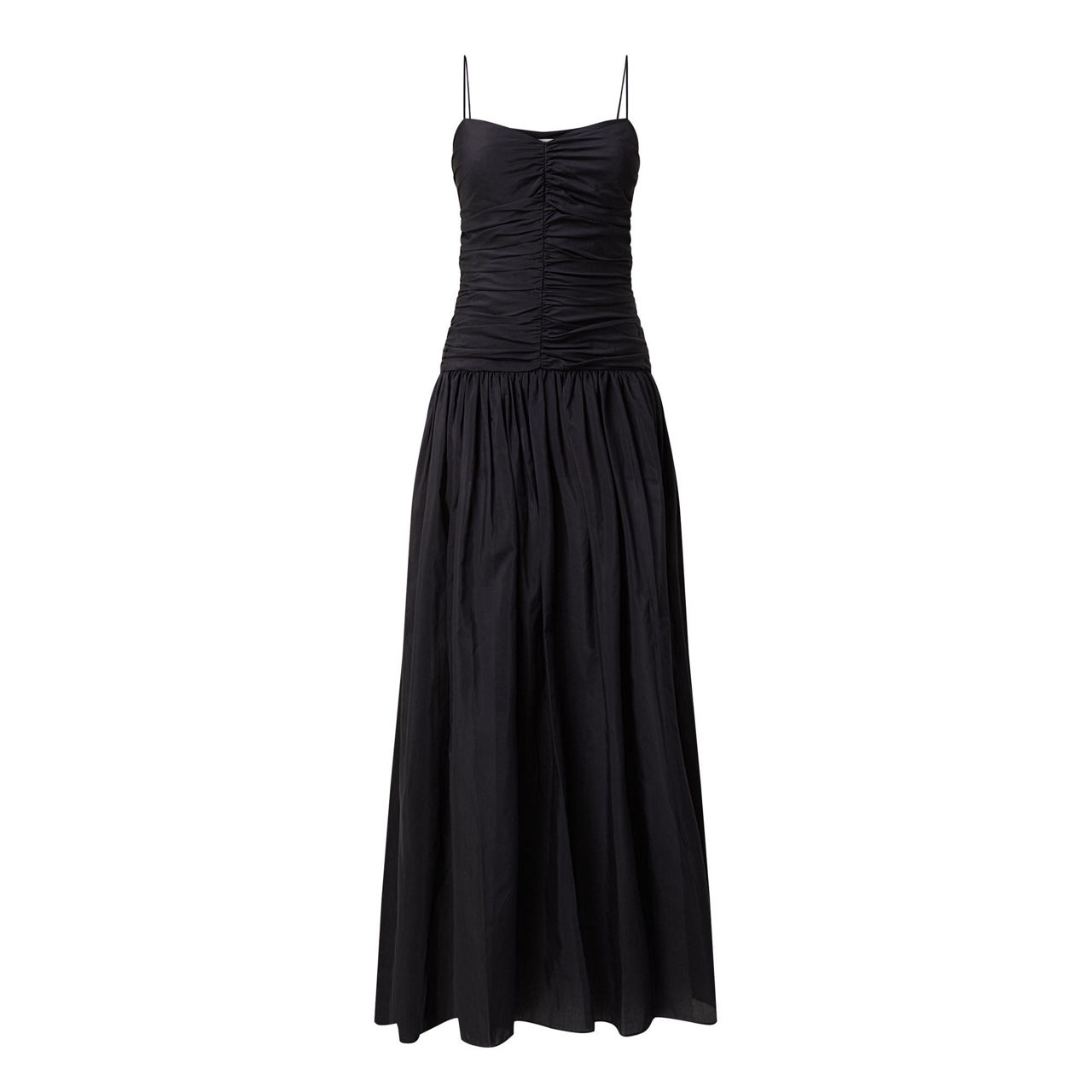 MATTEAU Gathered Drop-Waist Dress