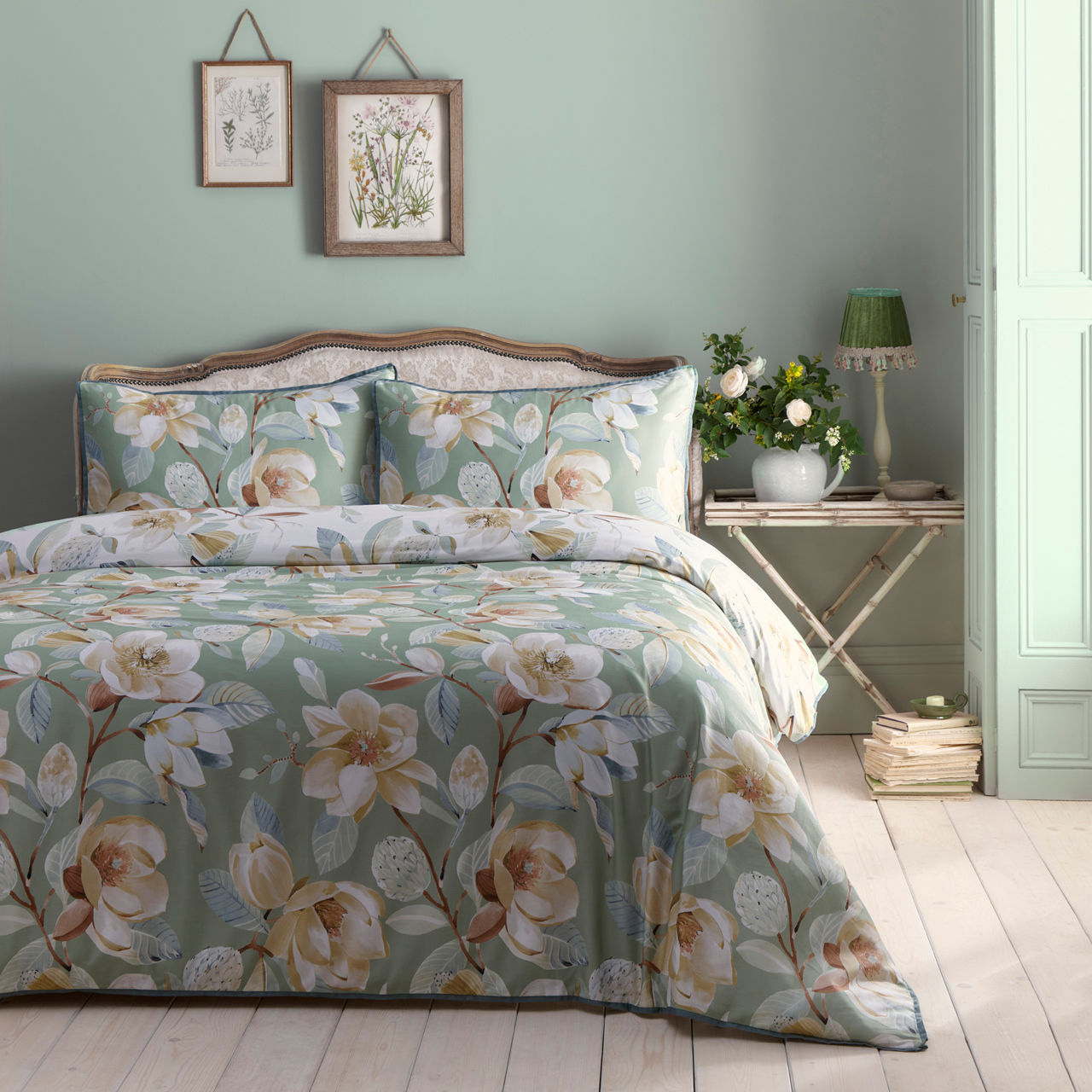 Eleanor Duvet Set Green