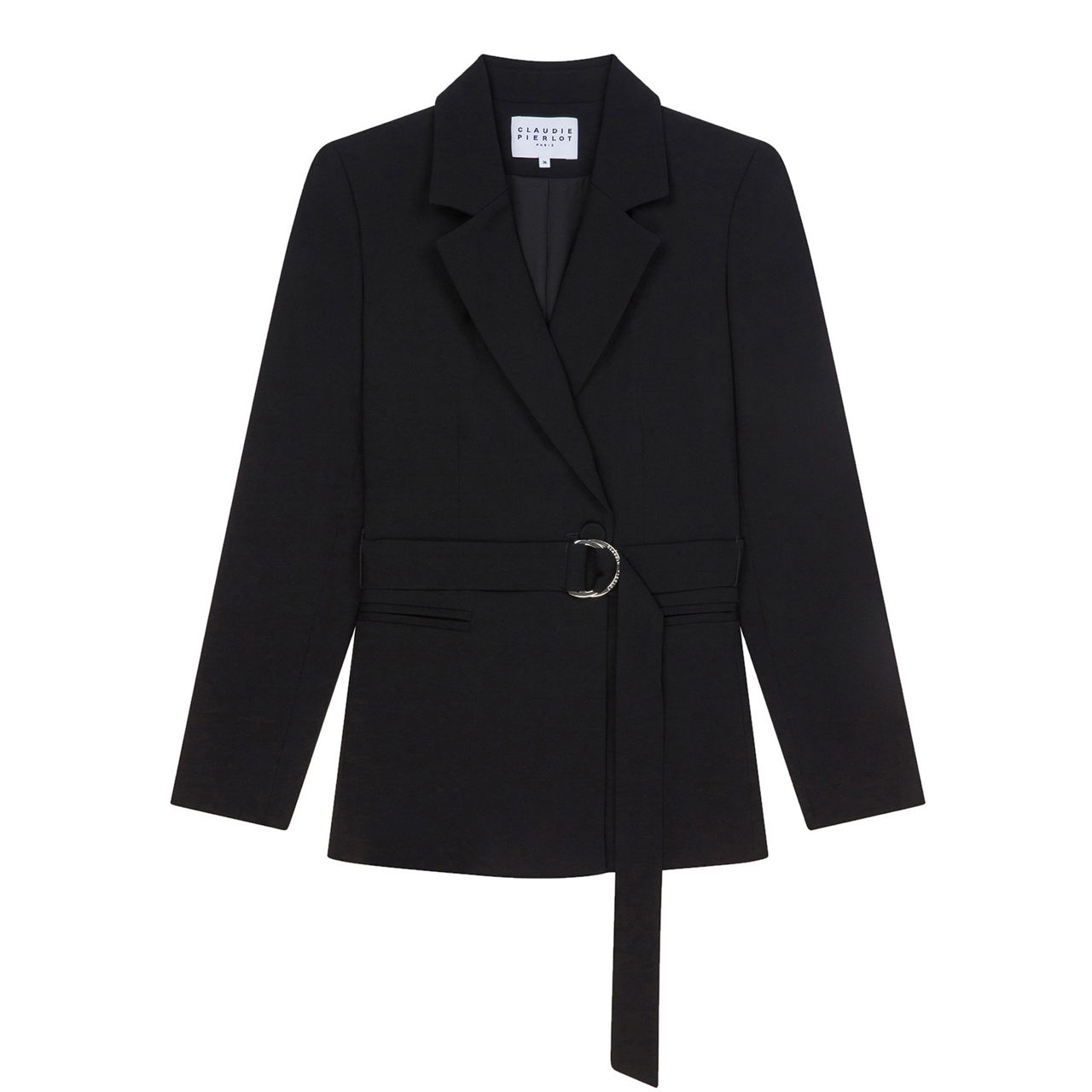 Single-Breasted Belted Blazer