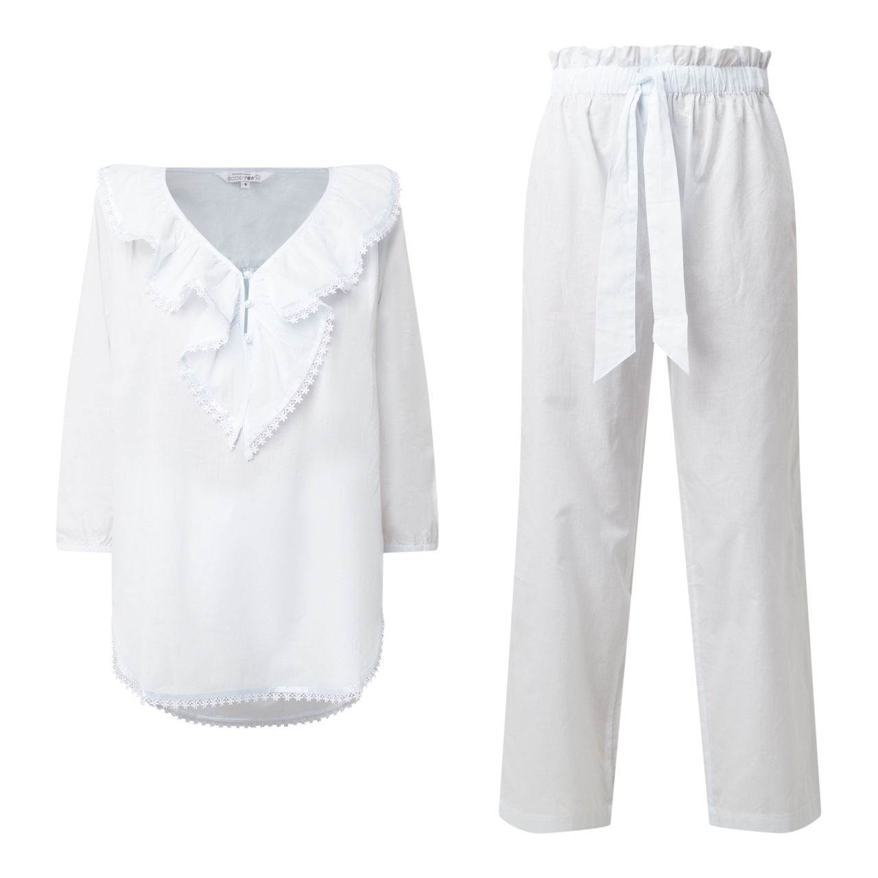 Toni Ruffle Pyjama Set