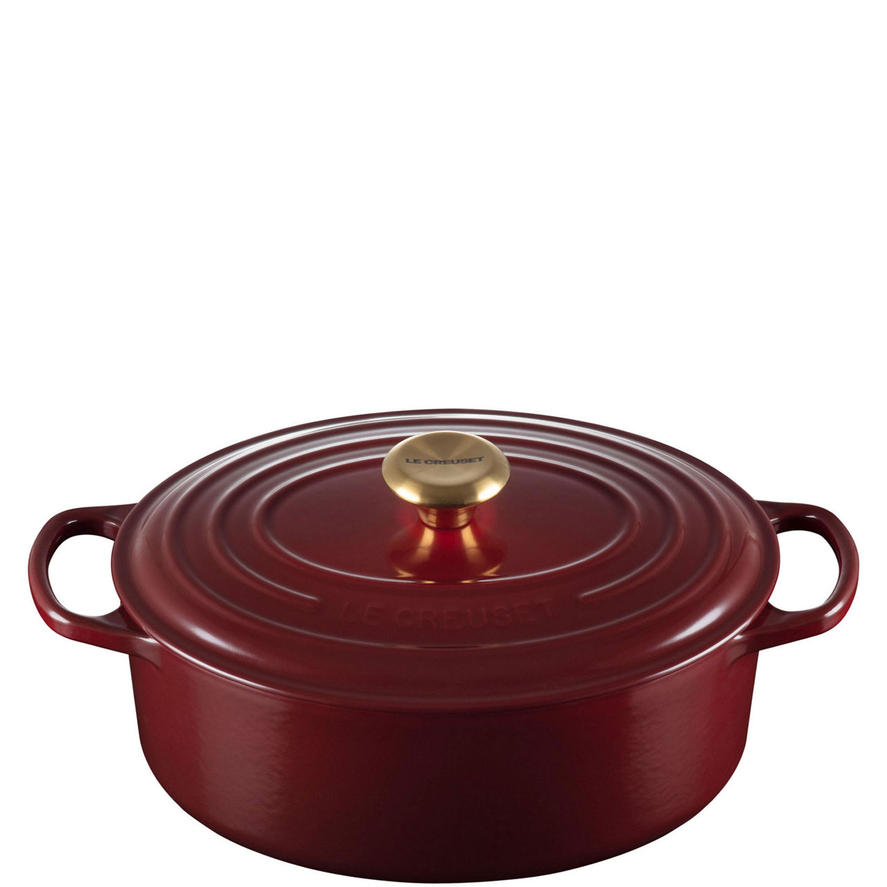 Signature Cast Iron Oval Casserole 29cm