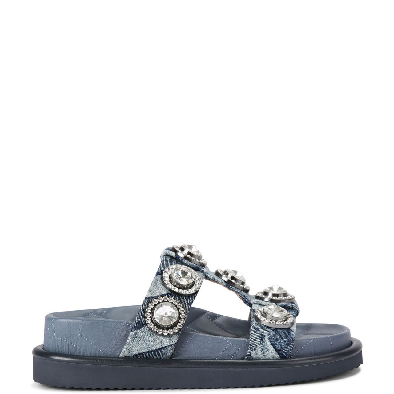 Orson Crystal Flat Sandals