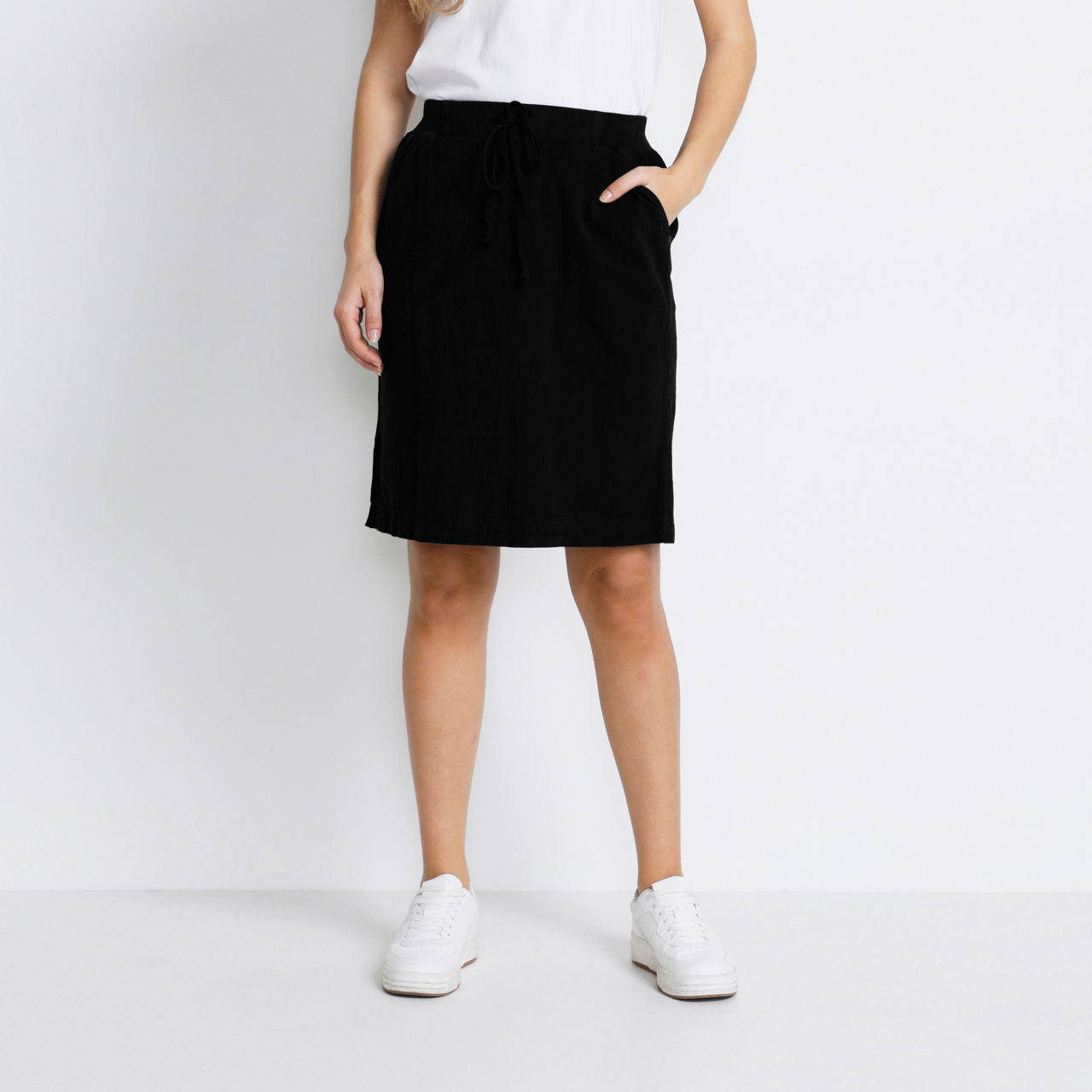 Naya Drawstring-Waist Pencil Skirt Naya Drawstring-Waist Pencil Skirt