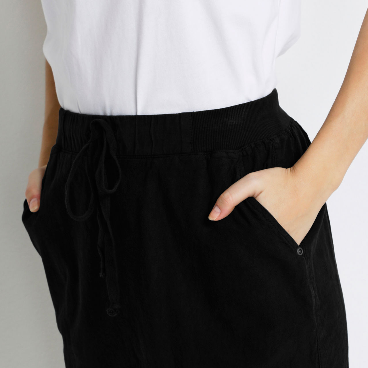 Naya Drawstring-Waist Pencil Skirt Naya Drawstring-Waist Pencil Skirt