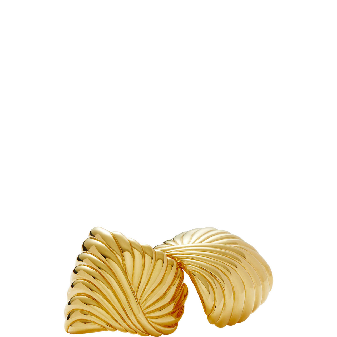 Wavy Ridge Ripple Earrings