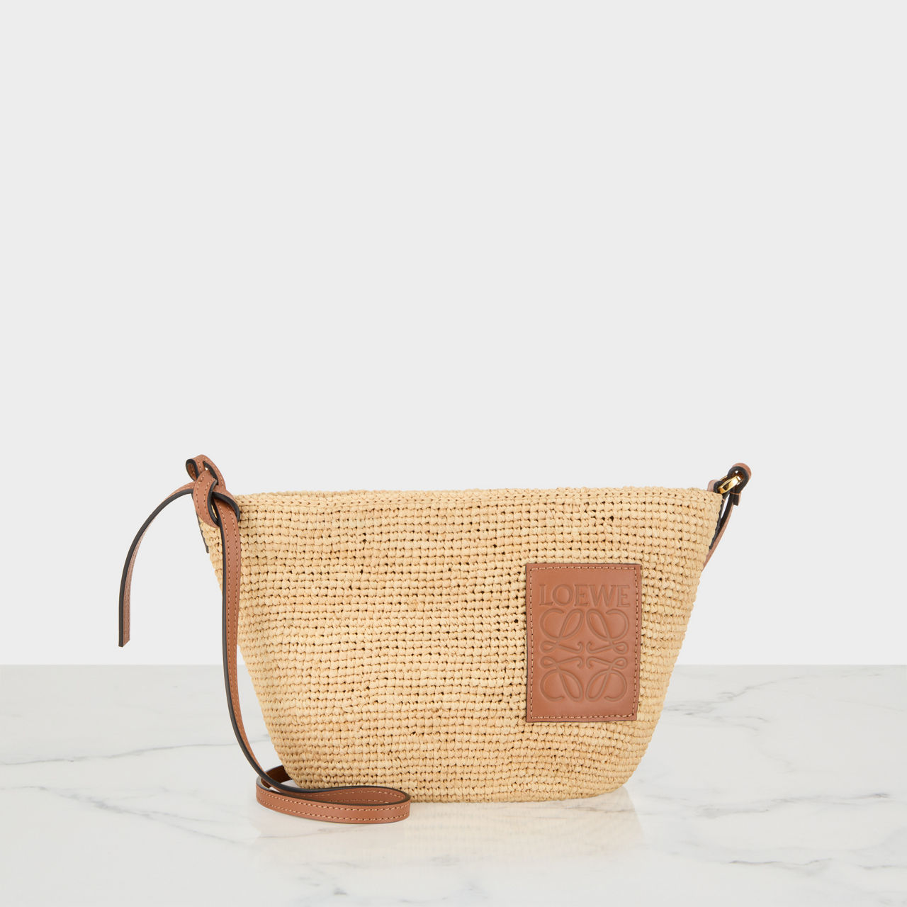 Raffia Pochette Slit Crossbody Bag preview
