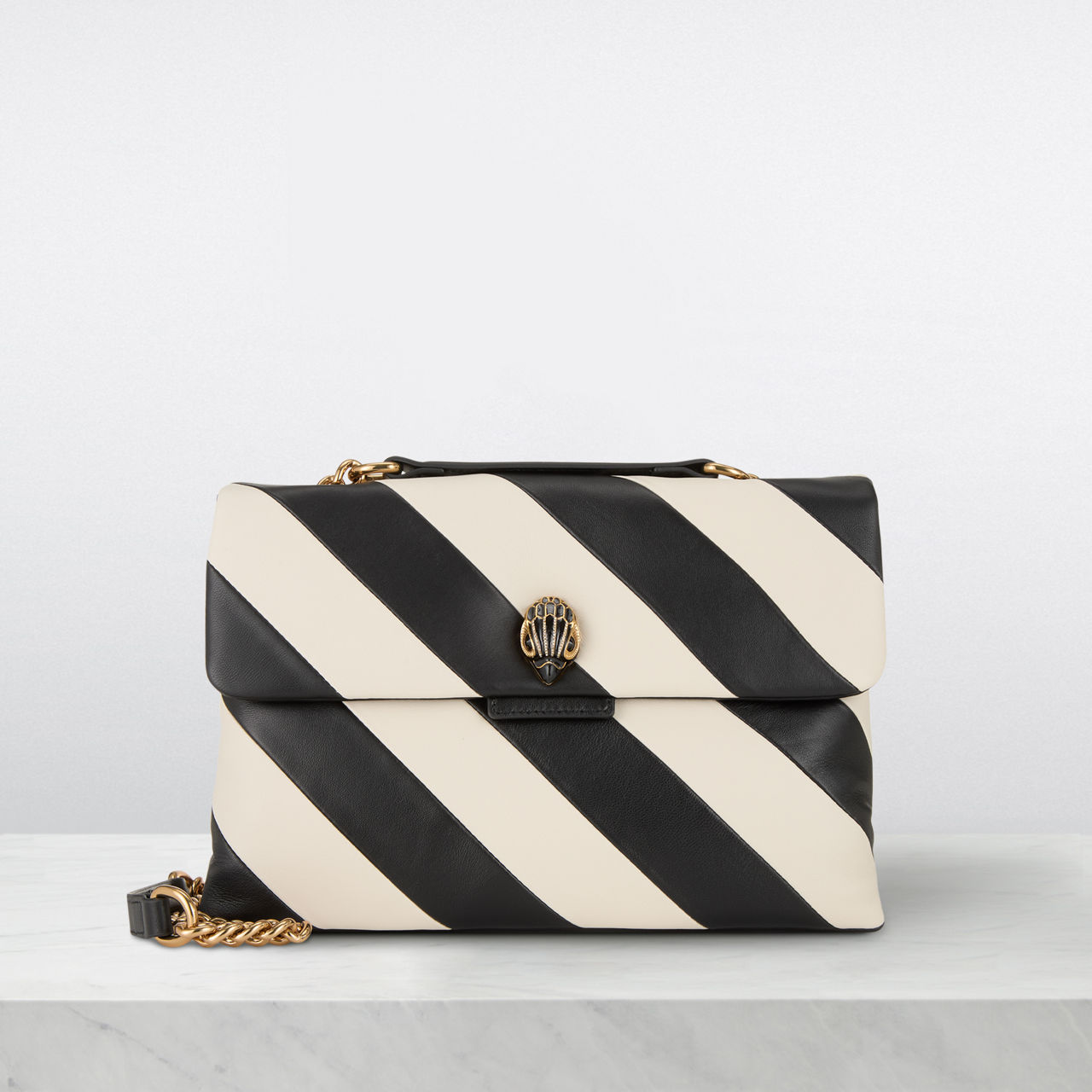Kensington Striped Shoulder Bag
