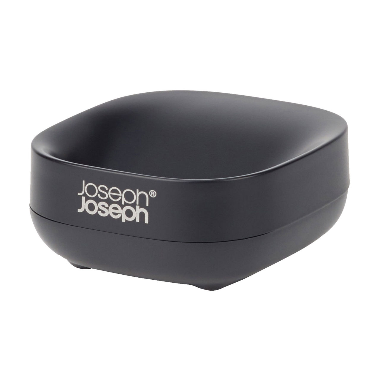 Slim Compact Soap Dish With Matt Black Finish Slim Compact Soap Dish With Matt Black Finish
