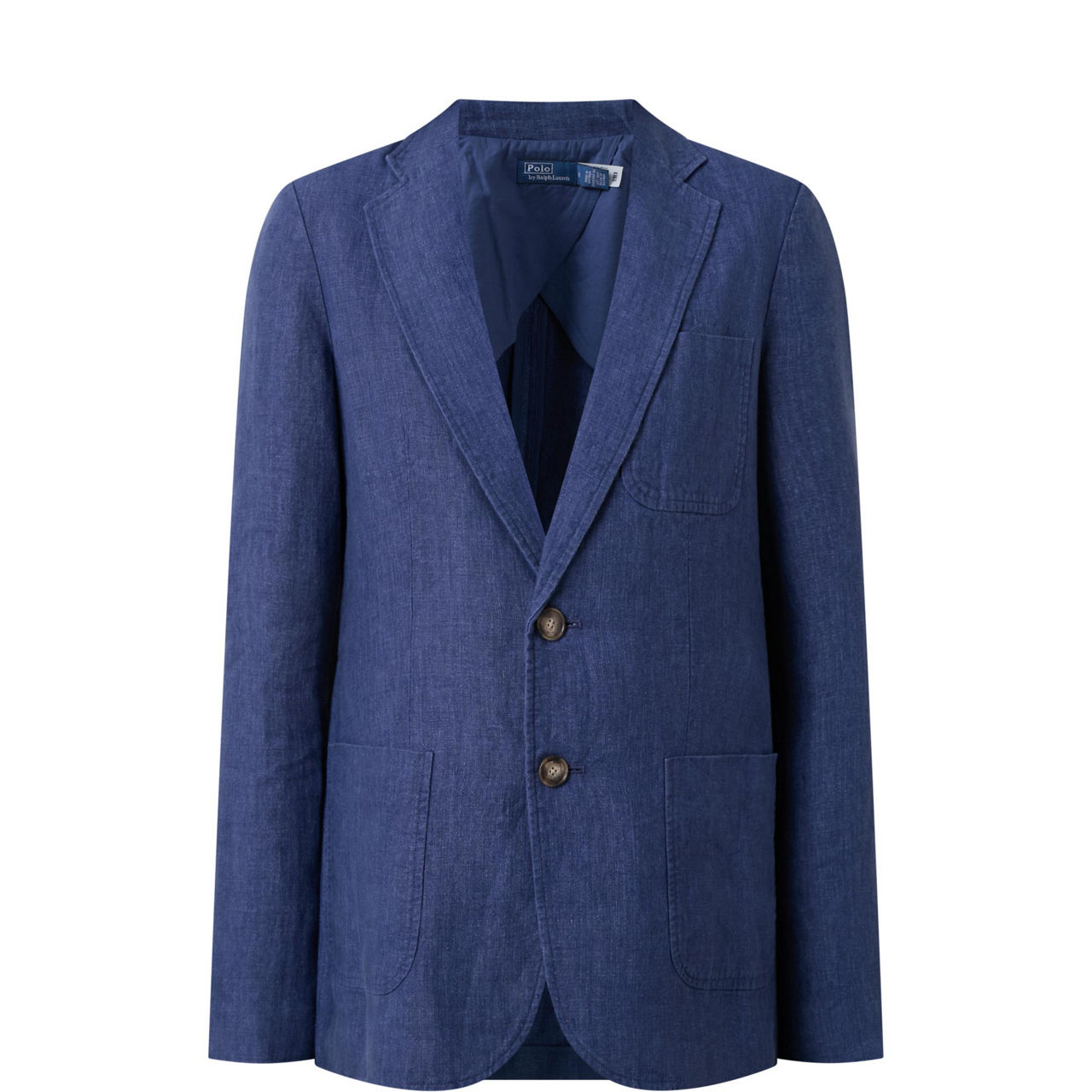 Single-Breasted Linen Blazer