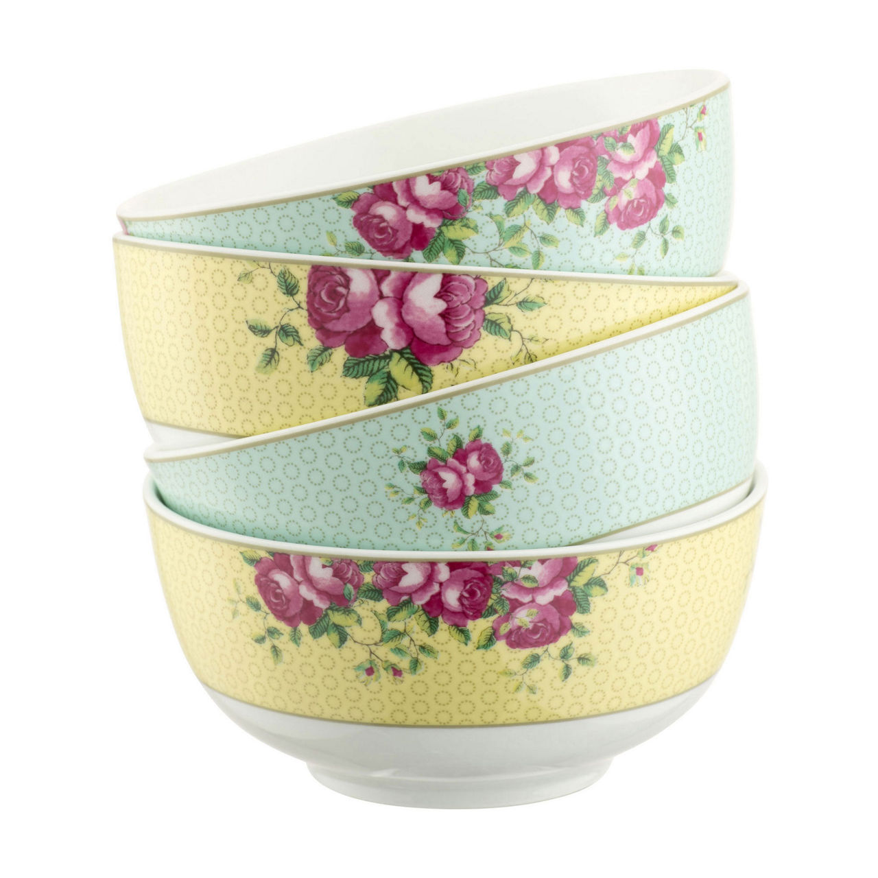 Archive Rose - Cereal Bowls X 4 Archive Rose - Cereal Bowls X 4
